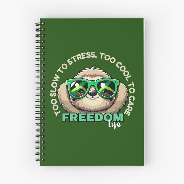 Item preview, Cute Sloth Freedom Life designed and sold by The magic  Yellow bus.