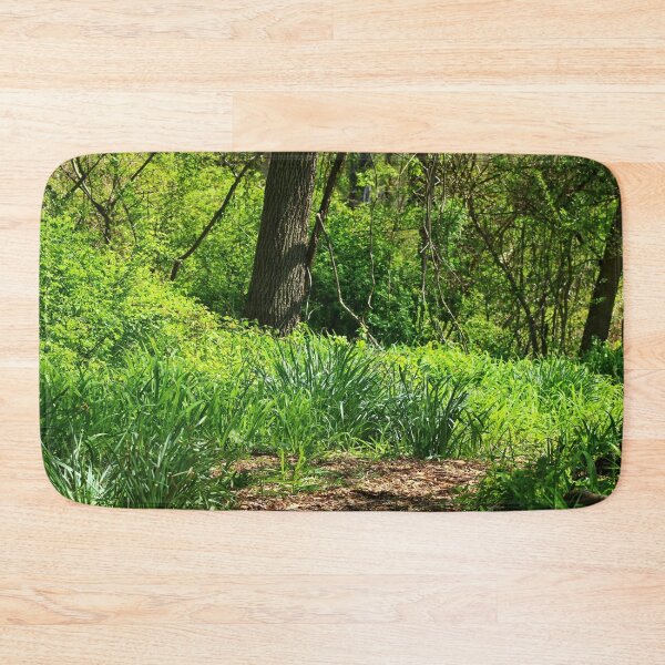 Item preview, Sunlight filters through a dense forest designed and sold by InezPhotography.