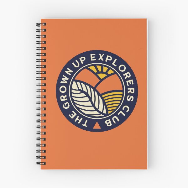 Item preview, The grown up explorers club - orange designed and sold by fieldtripsupply.