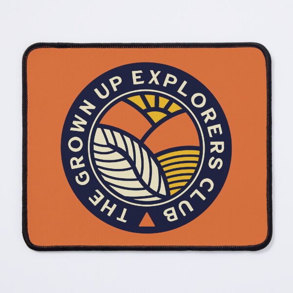 Item preview, The grown up explorers club - orange designed and sold by fieldtripsupply.