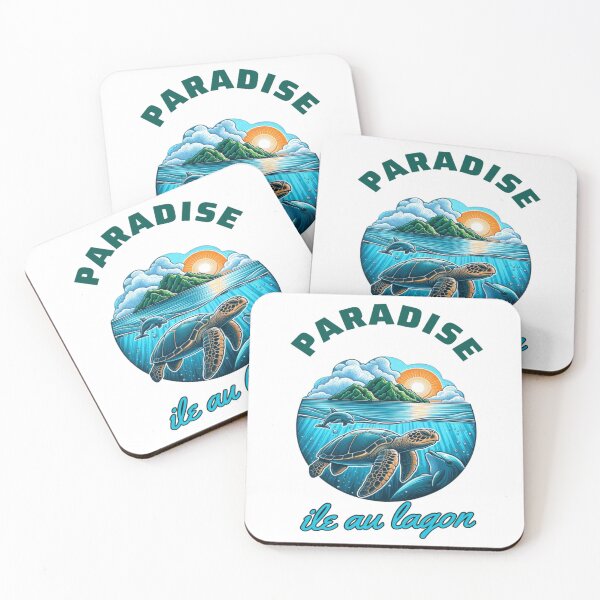 Item preview, Sunset Slide Under Turtle and Dolphins designed and sold by FoxinhoSoumaila.