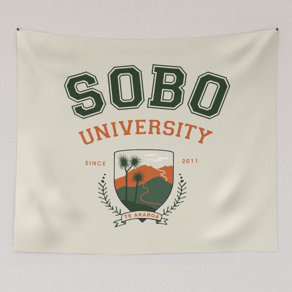 Item preview, SOBO University - Te Araroa designed and sold by fieldtripsupply.