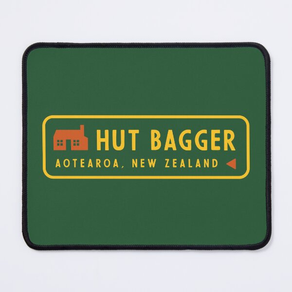 Item preview, Hut Bagger Aotearoa New Zealand badge designed and sold by fieldtripsupply.
