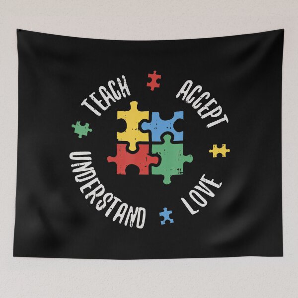 Item preview, Autism Awareness Teacher Funny Teach Accept Understand Love designed and sold by lidanmasi.