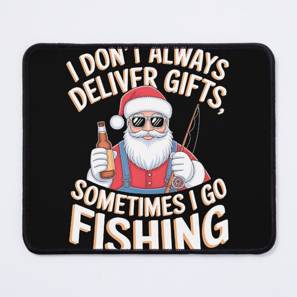 Item preview, Santa's Fishing Break designed and sold by SpeakingPrint2.