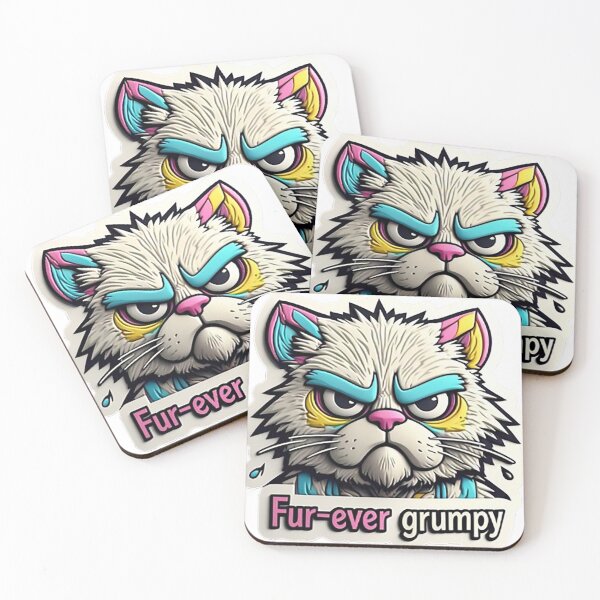 Item preview, FUR-EVER GRUMPY designed and sold by likbatonboot.