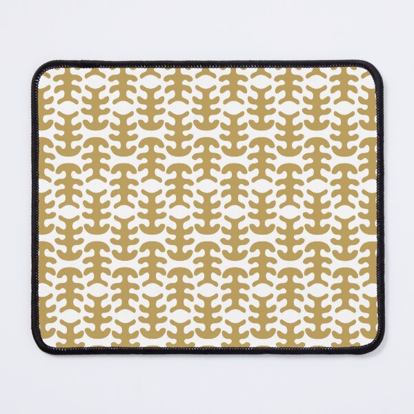 Item preview, Minimal Snake Marks Print 1 - White and Gold designed and sold by Daniel Bevis Design.