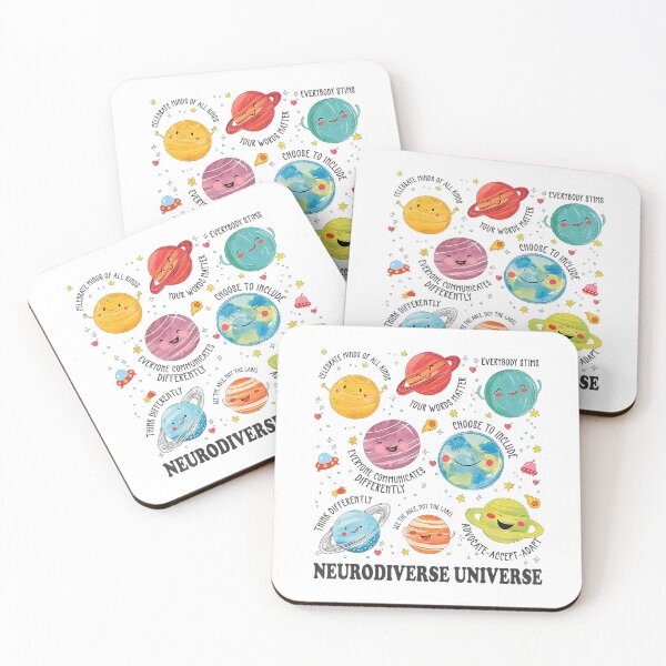 Item preview, Neurodiverse Universe Planet Autism Awareness Support Squad Music designed and sold by FantasyFablesC.