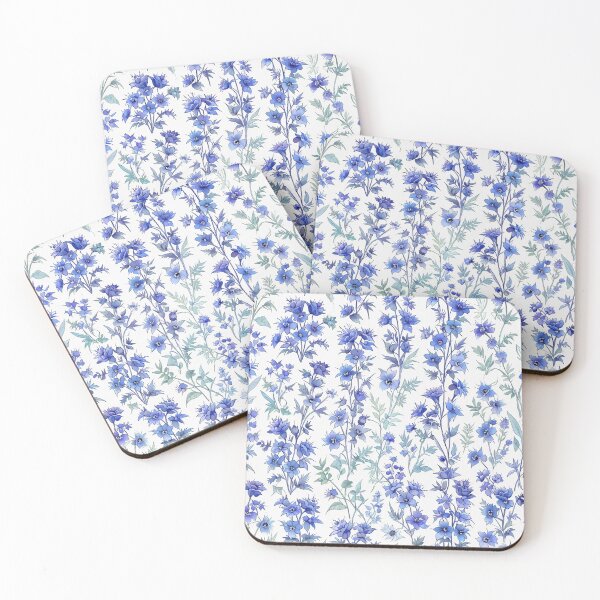 Item preview, Blue Violet Wildflowers Pattern designed and sold by CoolPixels.