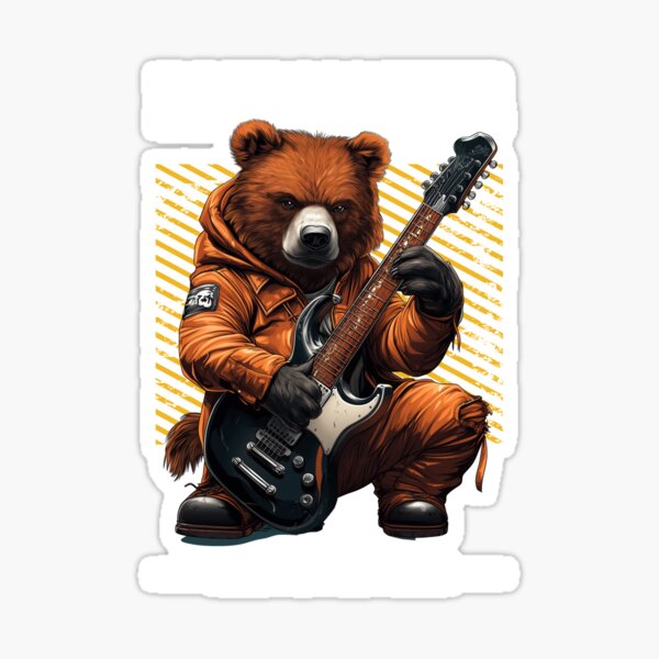 Artikel-Vorschau von Cool Animals - Rock Master Bear 1, designt und verkauft von Polygonist.