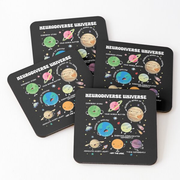 Item preview, Neurodiverse Universe Planet Autism Awareness Support Squad designed and sold by FantasyFablesC.