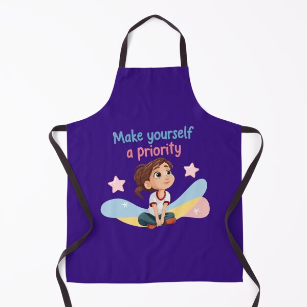 Item preview, Make Yourself a Priority – Cute Inspirational Design for T-Shirts & Stickers designed and sold by Chillspire.