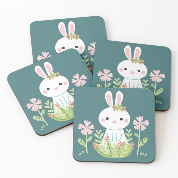 Item preview, Spring Easter White Bunny designed and sold by Angela Sbandelli.