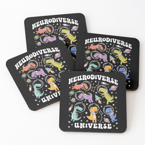 Item preview, Neurodiverse Universe Space Dinosaur Special Ed Teacher designed and sold by FantasyFablesC.