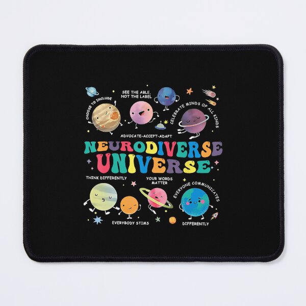 Item preview, Neurodiverse Universe Space Planet Autistic Autism Teacher designed and sold by FantasyFablesC.