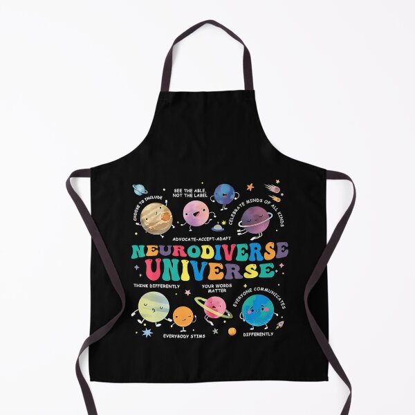 Item preview, Neurodiverse Universe Space Planet Autistic Autism Teacher designed and sold by FantasyFablesC.