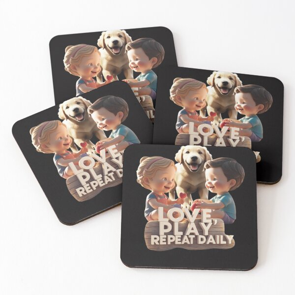 Item preview, LOVE, PLAY, REPEAT DAILY - Your New Favorite Tee on Redbubble designed and sold by Mikel-empire.