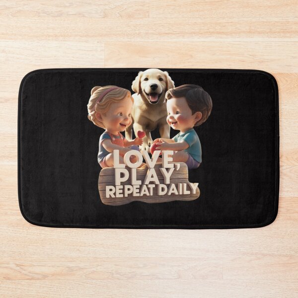 Item preview, LOVE, PLAY, REPEAT DAILY - Your New Favorite Tee on Redbubble designed and sold by Mikel-empire.