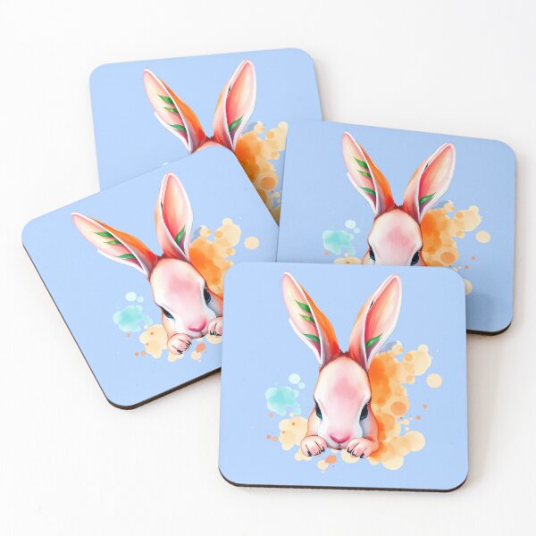 Item preview, Funny pink rabbit  designed and sold by Valentina-ty.