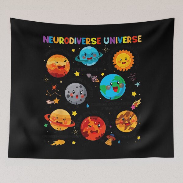 Item preview, Neurodiverse Universe Space Planet Special Education Teacher designed and sold by FantasyFablesC.