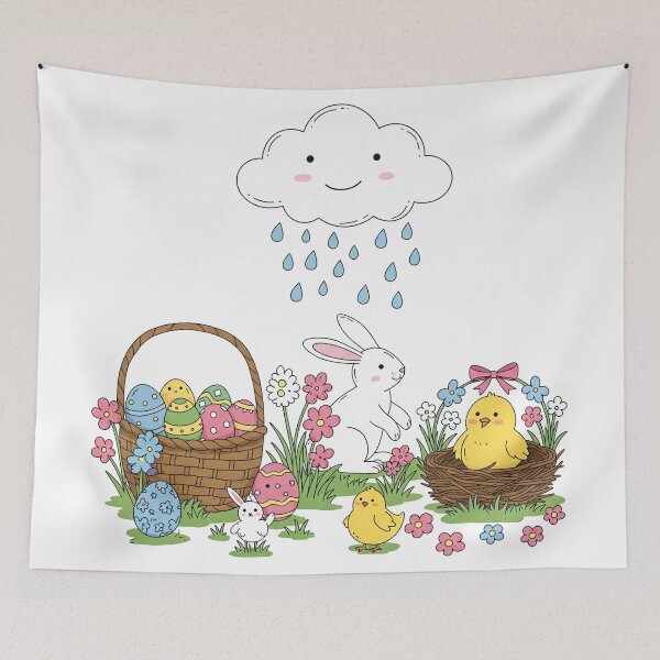 Item preview, Whimsical Easter Wonderland: Hand-Drawn Clip Art Set designed and sold by Guryl Michal Designs.