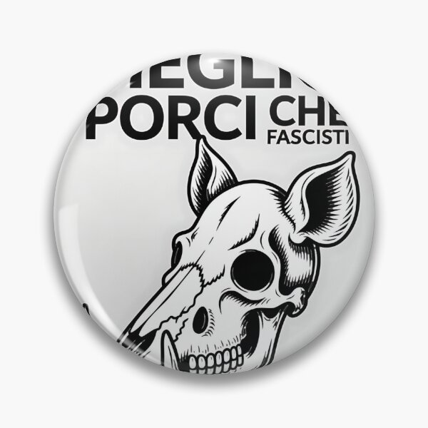 Item preview, Meglio Porci Che Fascisti (I'd rather be a pig than a fascist) - Porco Rosso designed and sold by heeun.