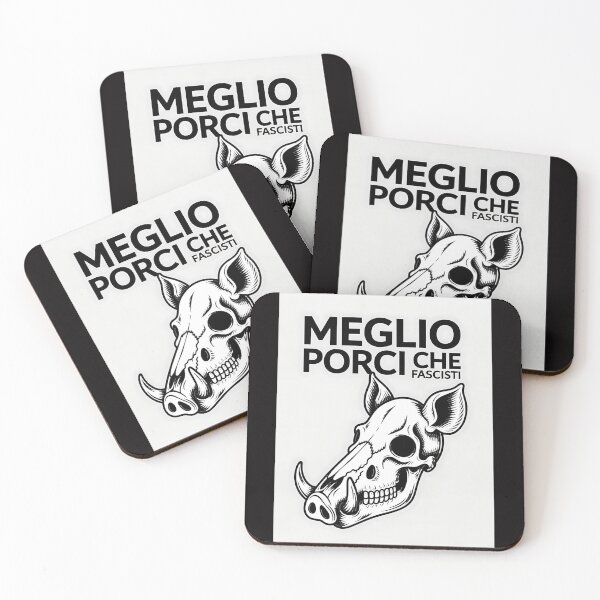 Item preview, Meglio Porci Che Fascisti (I'd rather be a pig than a fascist) - Porco Rosso designed and sold by heeun.