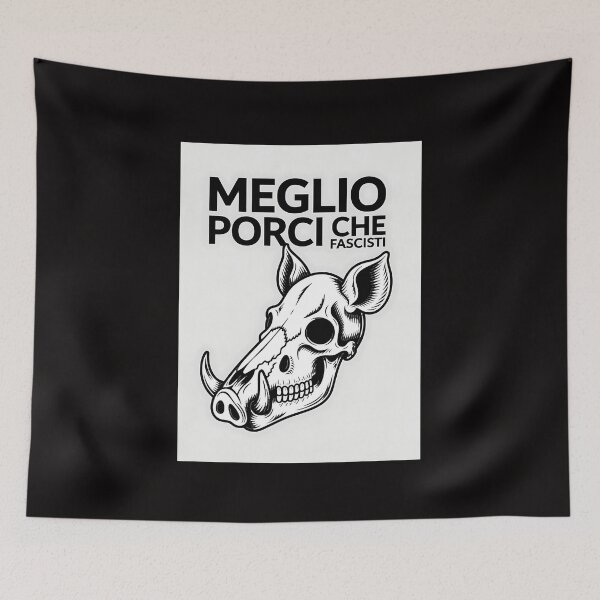 Item preview, Meglio Porci Che Fascisti (I'd rather be a pig than a fascist) - Porco Rosso designed and sold by heeun.