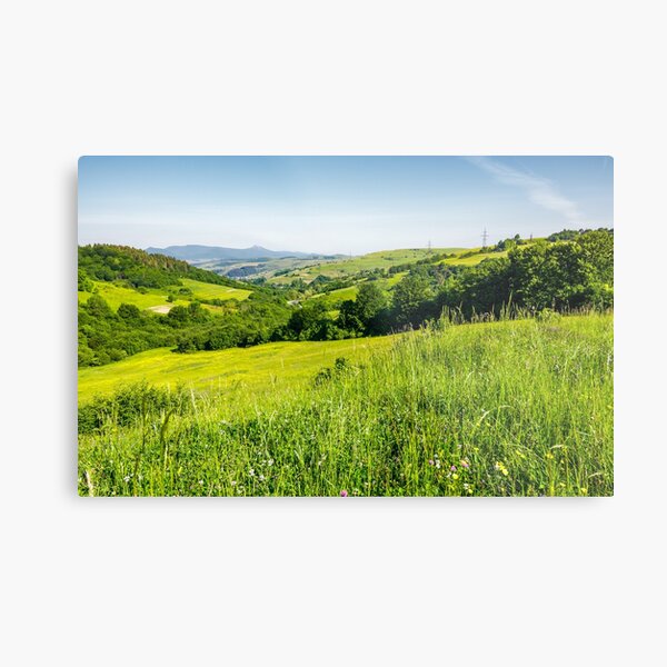 lovely mountainous countryside in summertime Metal Print