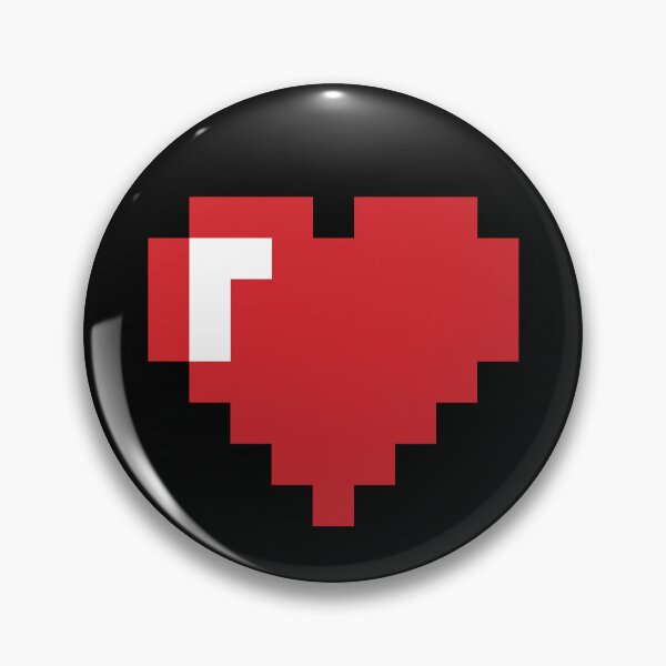 Item preview, pixelated heart, pixelated love designed and sold by ParissiFriends.