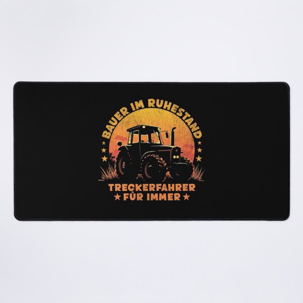 Vista previa del artículo con la obra «Granjero jubilado - Conductor de tractor para siempre - Texto en alemán de Sunset Design», diseñado y vendido por SpecialtiesShop.