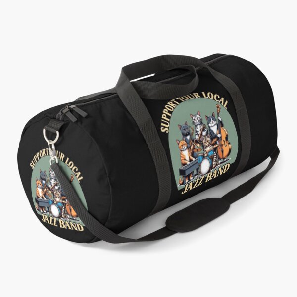 Item preview, Support Your Local Jazz Band Cats designed and sold by Primroaddesigns.