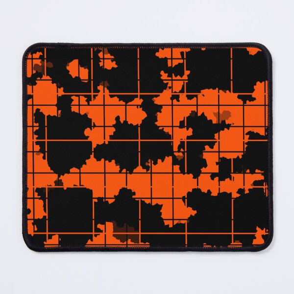 Item preview, Orange Black Irregular Abstract Pattern Design  designed and sold by PatternTitan.
