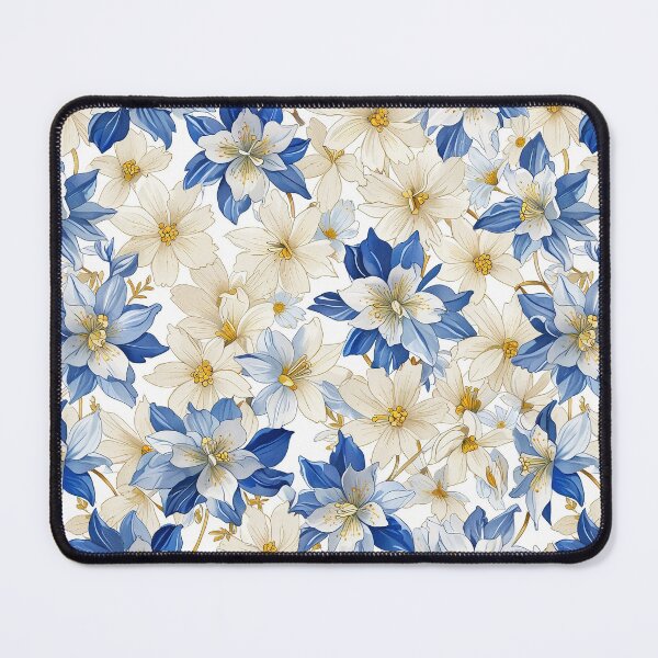 Item preview, Rocky Mountain Columbine Inspired Pattern designed and sold by CoolPixels.