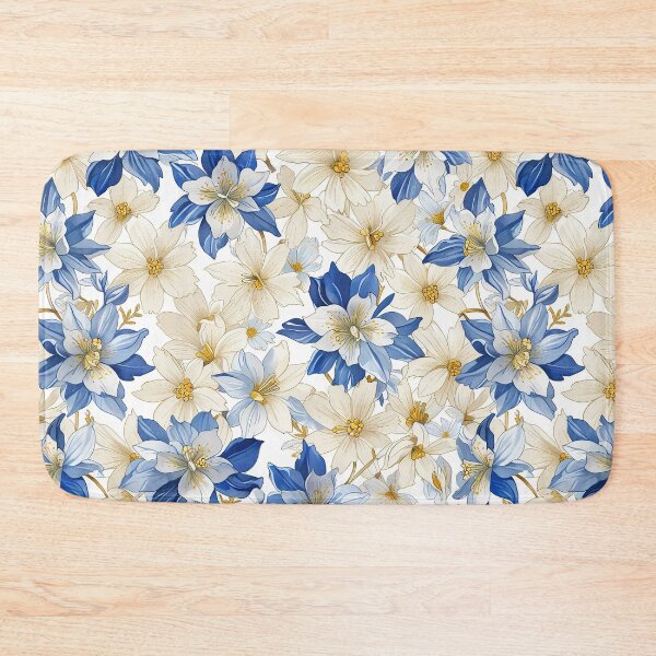 Item preview, Rocky Mountain Columbine Inspired Pattern designed and sold by CoolPixels.
