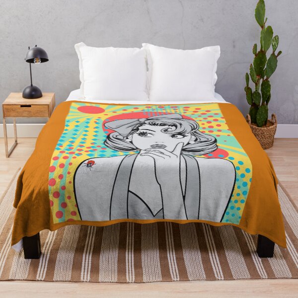 Item preview, Retro Woman, Contemplating, Pop Art, Beautiful, Vintage #4 designed and sold by AASparksDesigns.