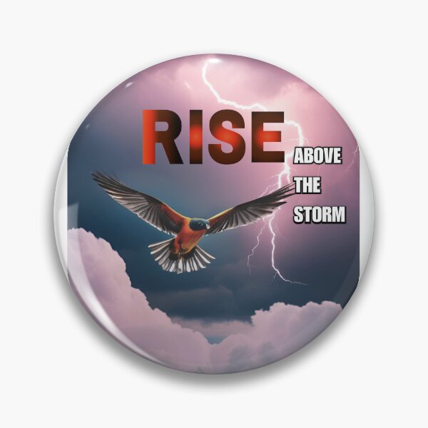 Item preview, Rise Above: 3D Gradient Text T-shirt Design designed and sold by Parijat Grace.