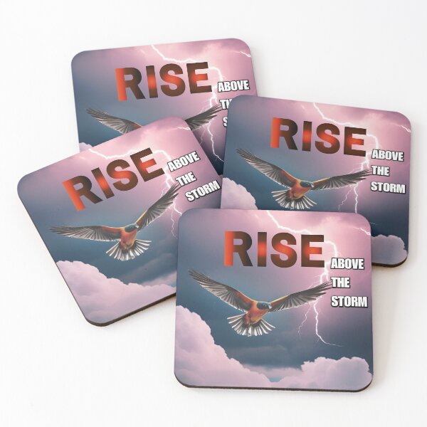 Item preview, Rise Above: 3D Gradient Text T-shirt Design designed and sold by Parijat Grace.