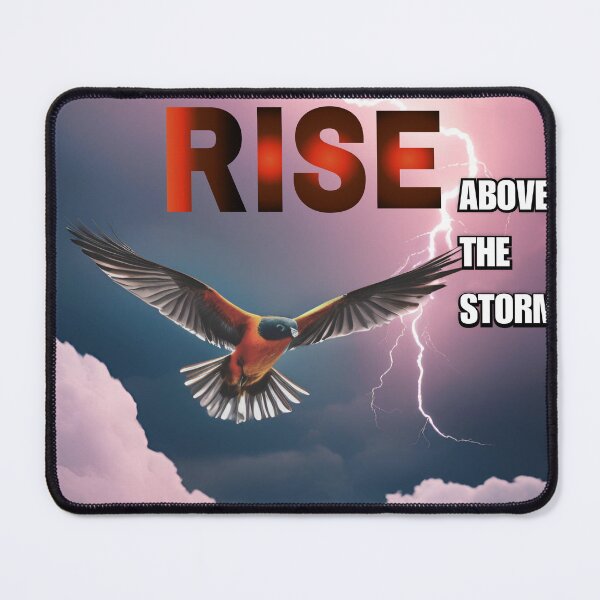 Item preview, Rise Above: 3D Gradient Text T-shirt Design designed and sold by Parijat Grace.
