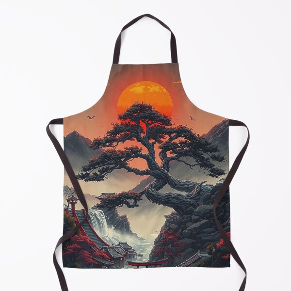 Item preview, Asian Art: Mountain Landscape with Temple designed and sold by Salimgor Hangaround Music.