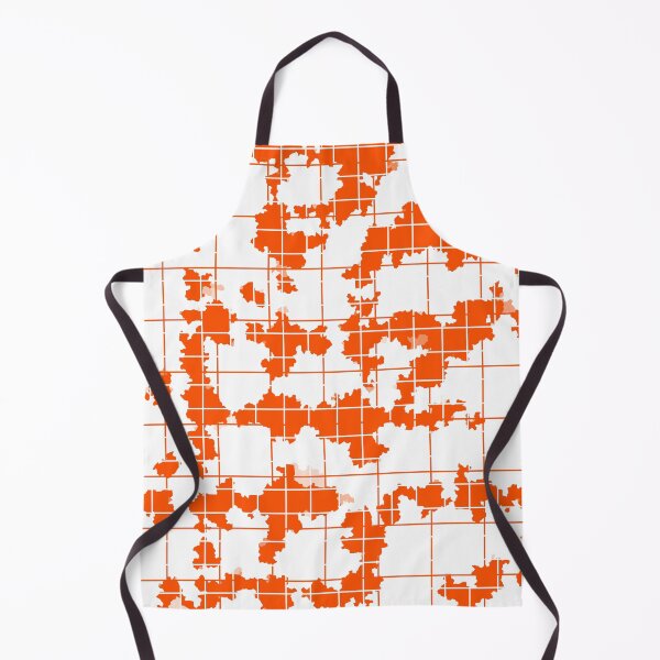 Item preview, Orange White Irregular Abstract Pattern Design  designed and sold by PatternTitan.