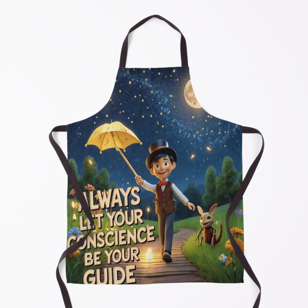 Item preview, Pinocchio Quote - "Always Let Your Conscience Be Your Guide" - Kids Decor with Inspirational Message designed and sold by EdicionesJML.