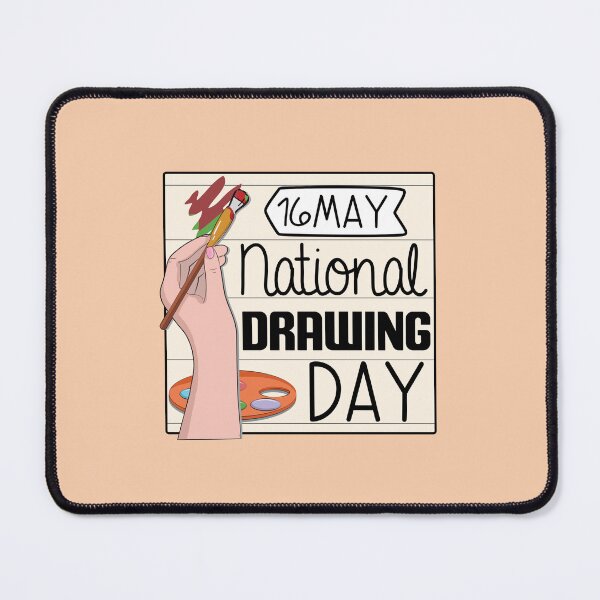 Item preview, 16 May National Drawing Day - Wacky Holidays designed and sold by ChemicalXShop.