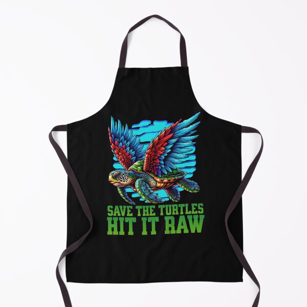 Item preview, Save The Turtles Hit It Raw designed and sold by Belarte.shop.