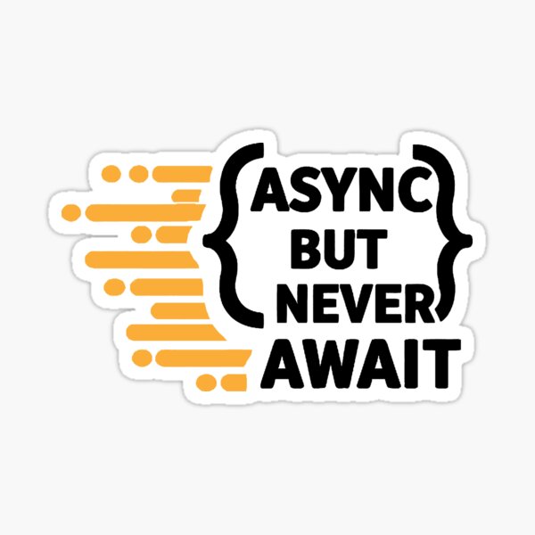 Item preview, async but never await JavaScript  designed and sold by GeniusPrint.