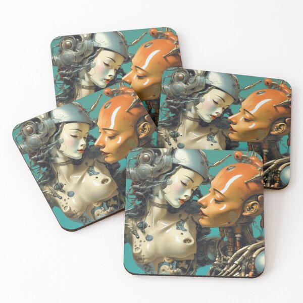Item preview, Robot Shunga Hybrid Imitation Japanese Art #163 designed and sold by NickWhittleArt.