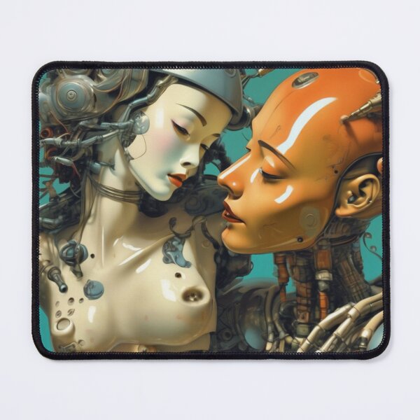 Item preview, Robot Shunga Hybrid Imitation Japanese Art #163 designed and sold by NickWhittleArt.