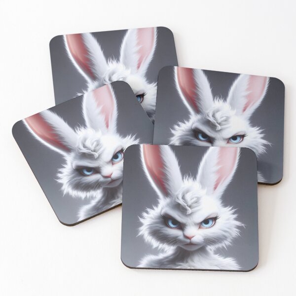 Item preview, Angry Bunny - Don’t Touch My Phone | Funny Rabbit designed and sold by QuirkySpark.