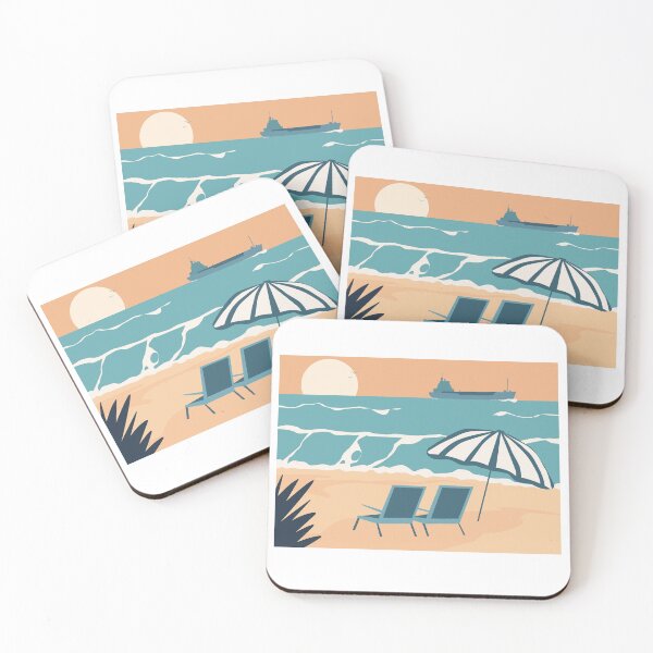Item preview, The seashore at sunset designed and sold by Cartoon Spain.