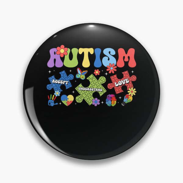 Item preview, Retro Autism Accept Understand Love Autism Awareness designed and sold by lidanmasi.
